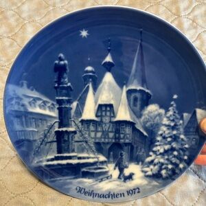 1972 8” Collectable plate by Berlin Design.  Made in West Germany